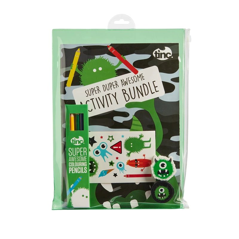 Hugga Camo kids Activity Set with Colouring &amp; Craft Supplies