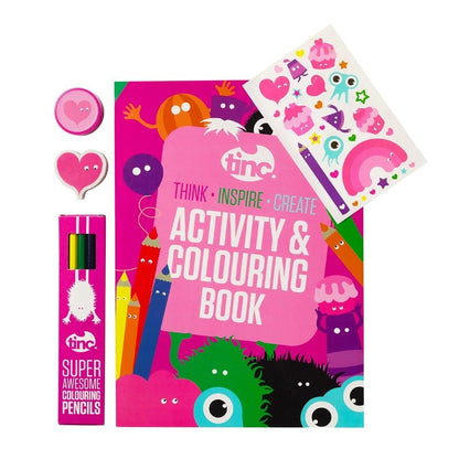 Kids Activity &amp; Colouring Set with Stickers – Mallo Bundle