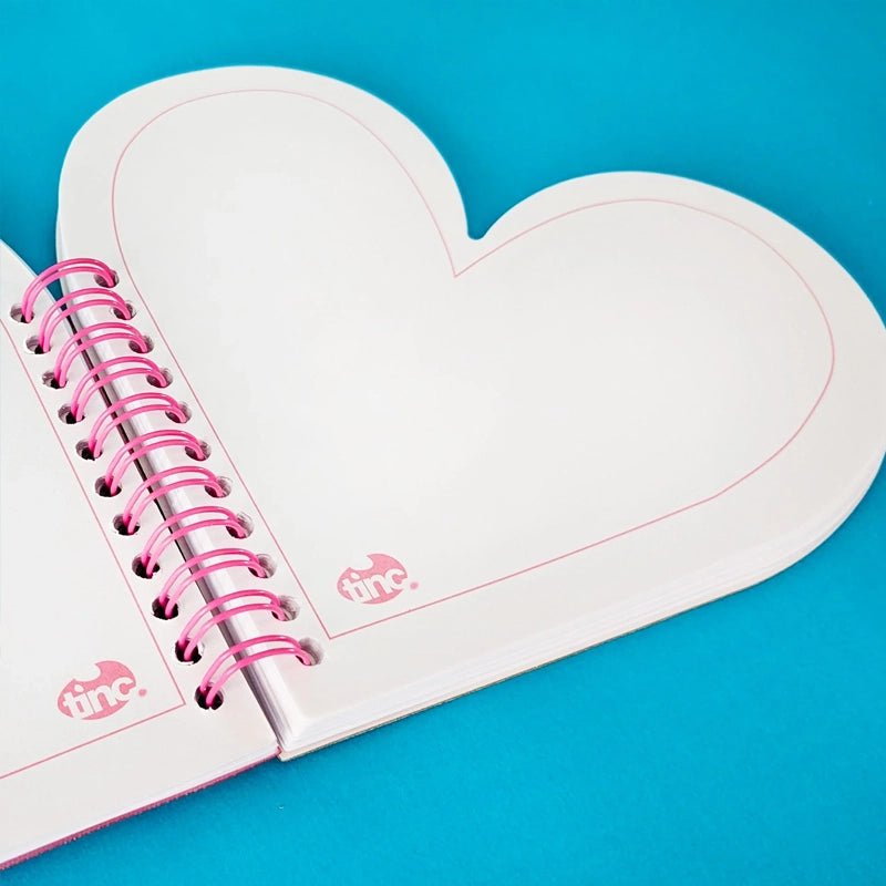 Mallo Heart-Padded Notebook for Writing &amp; Sketching – A5