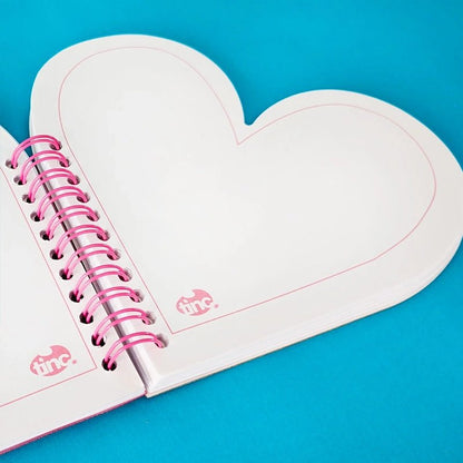 Mallo Heart-Padded Notebook for Writing &amp; Sketching – A5