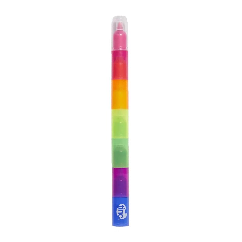 Multicolo Stacking Highlighter Set for Kids &amp; Study – 7 Colours