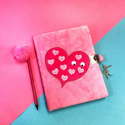 Pink Lockable Kids Journal with Lock &amp; Key – A5 Diary