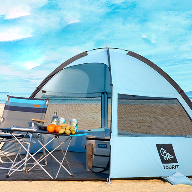 Tourit Pop Up Spacious Foldable Waterproof Beach Tent - Waha Lifestyle