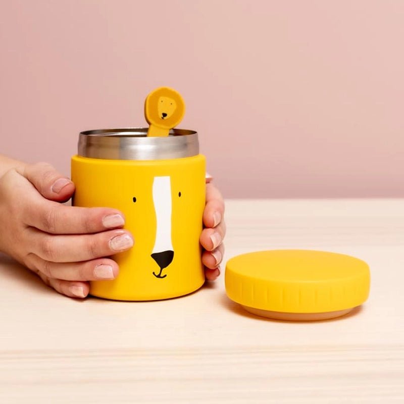 Animal Print Insulated Food Jar for Kids - 350ml