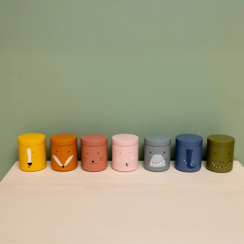 Animal Print Insulated Food Jar for Kids - 350ml