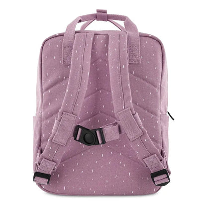TRIXIE Animal Print Recycled Cotton Kids Backpack - Large in Kuwait - Waha Lifestyle