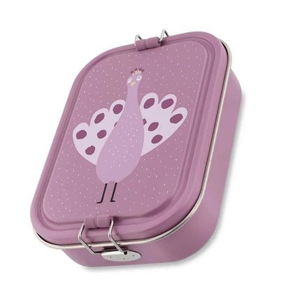 Animal Print Stainless Steel Kids Lunch Box - Large