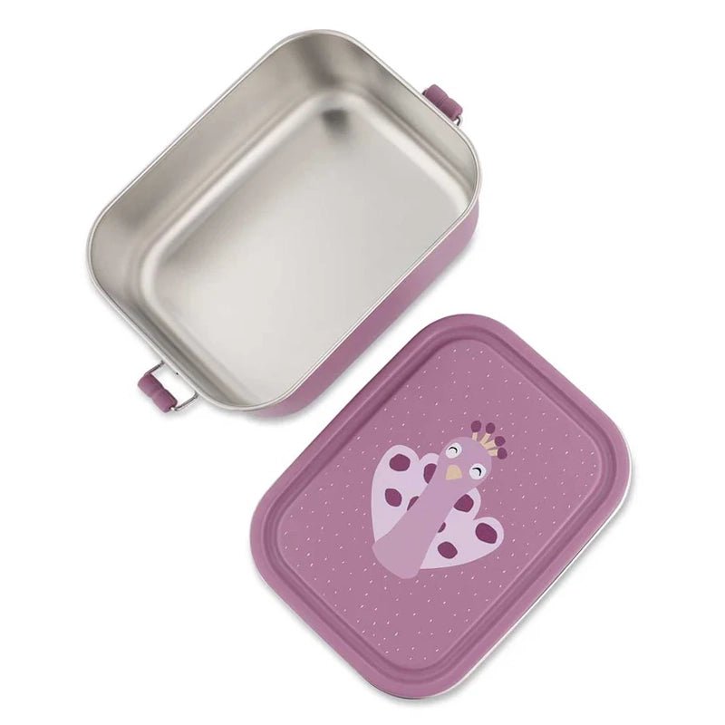 Animal Print Stainless Steel Kids Lunch Box - Small