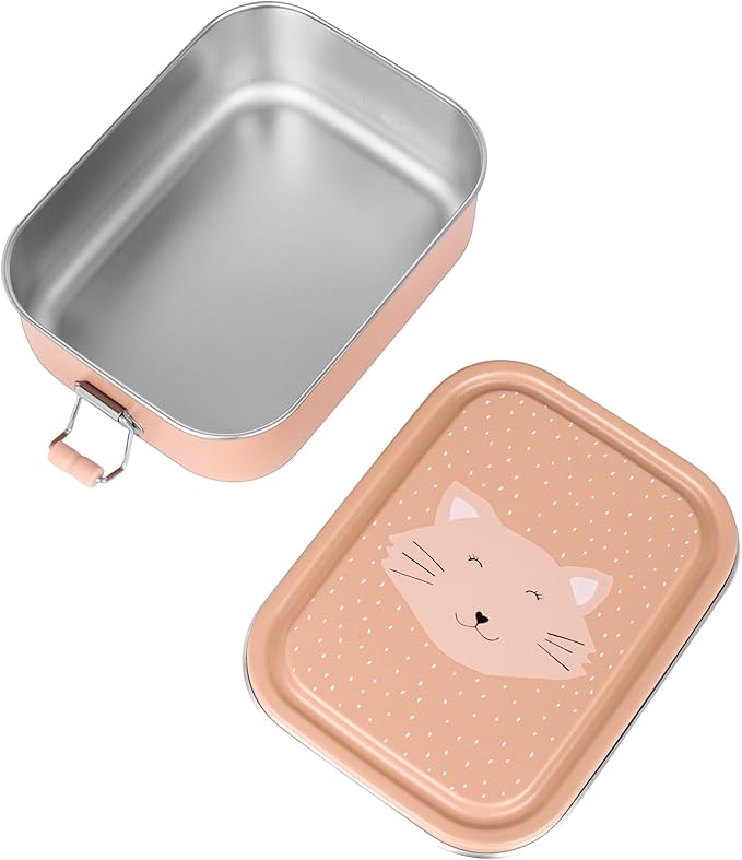 TRIXIE Animal Print Stainless Steel Kids Lunch Box - Small in Kuwait - Waha Lifestyle