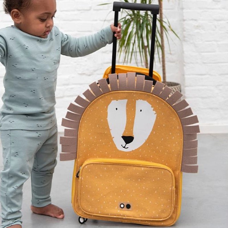 Animal-Shaped Kids Travel Trolley Bag
