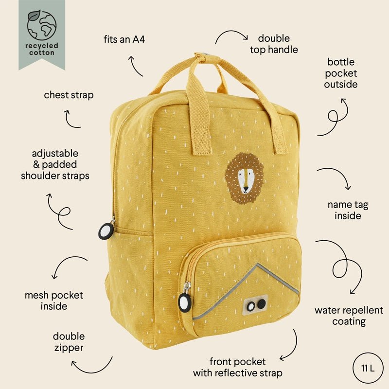 Animal Shaped Waterproof Kids Backpack - Large