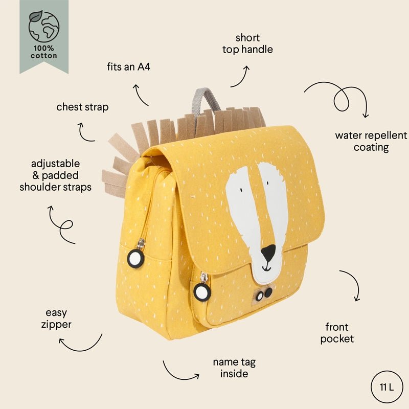 TRIXIE Animal Shaped Waterproof Satchel Kids Backpack - Waha Lifestyle - Kuwait