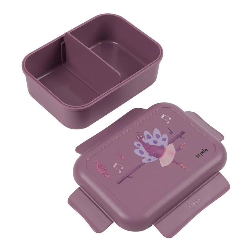TRIXIE Kids Lunch Box with Secure Clip Lid &amp; Snack Divider in Kuwait - Waha Lifestyle