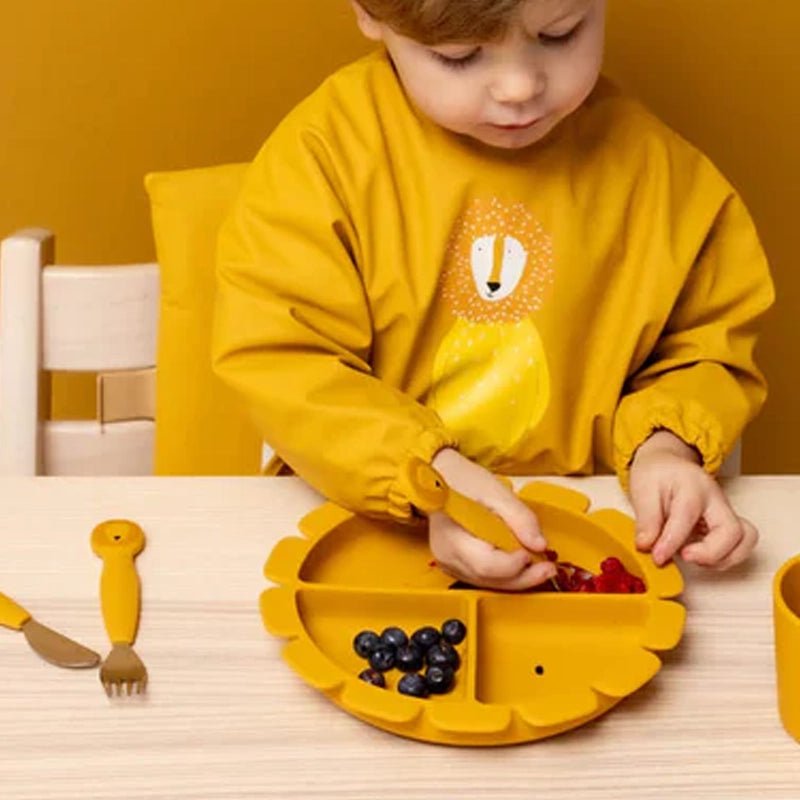Kids Silicone &amp; Stainless Steel Feeding Cutlery Set – 3pcs
