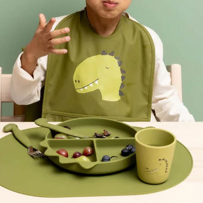 Kids Silicone &amp; Stainless Steel Feeding Cutlery Set – 3pcs
