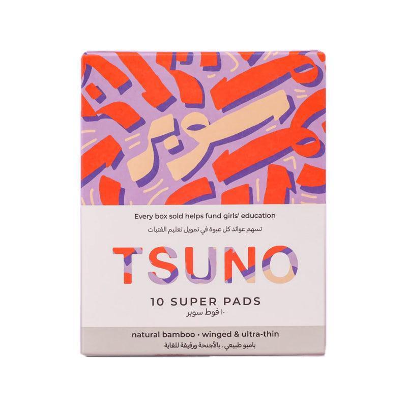 Tsuno Winged &amp; Ultra - Thin Super Sanitary Pads - 10pcs - Waha Lifestyle