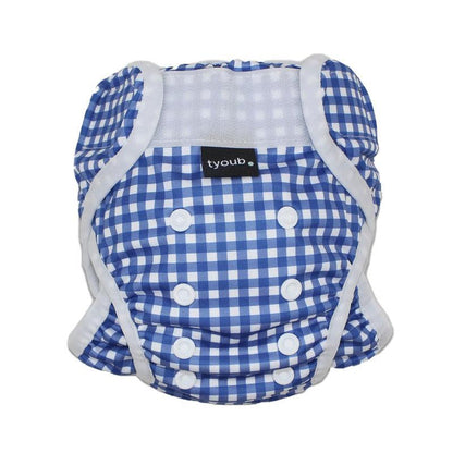 Tyoub Checked Reusable Swim Nappy &amp; Wet Bag - Waha Lifestyle