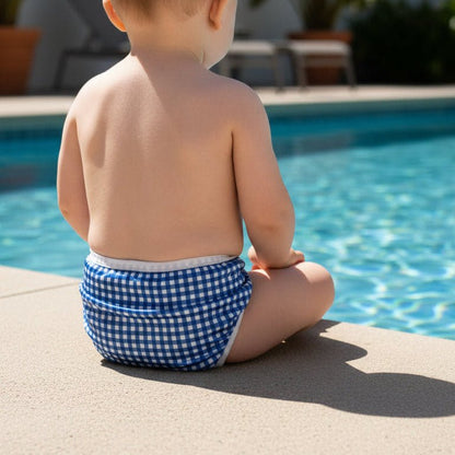 TYOUB Checked Reusable Swim Nappy &amp; Wet Bag in Kuwait - Waha Lifestyle