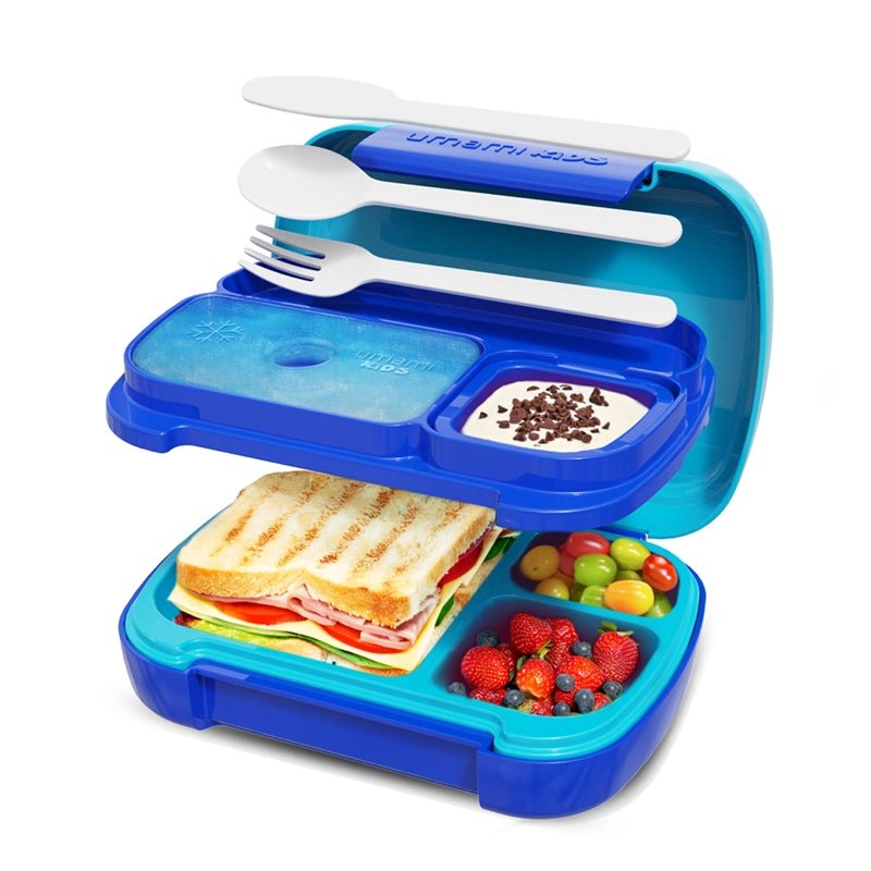 All-In-One Kids Bento Lunch Box with Cutlery