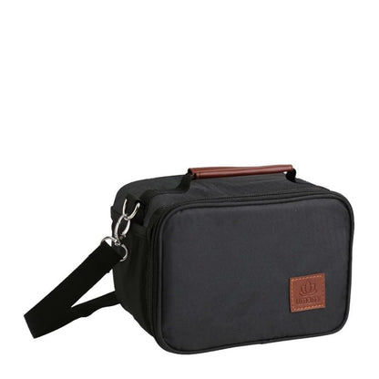 Insulated Lunch Bag with Adjustable Strap &amp; Handle  - Black