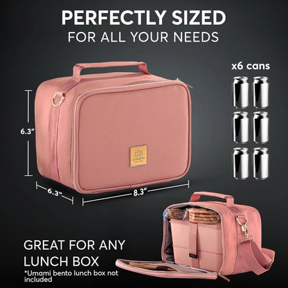 Prive Leather Thermal Insulated Lunch Bag