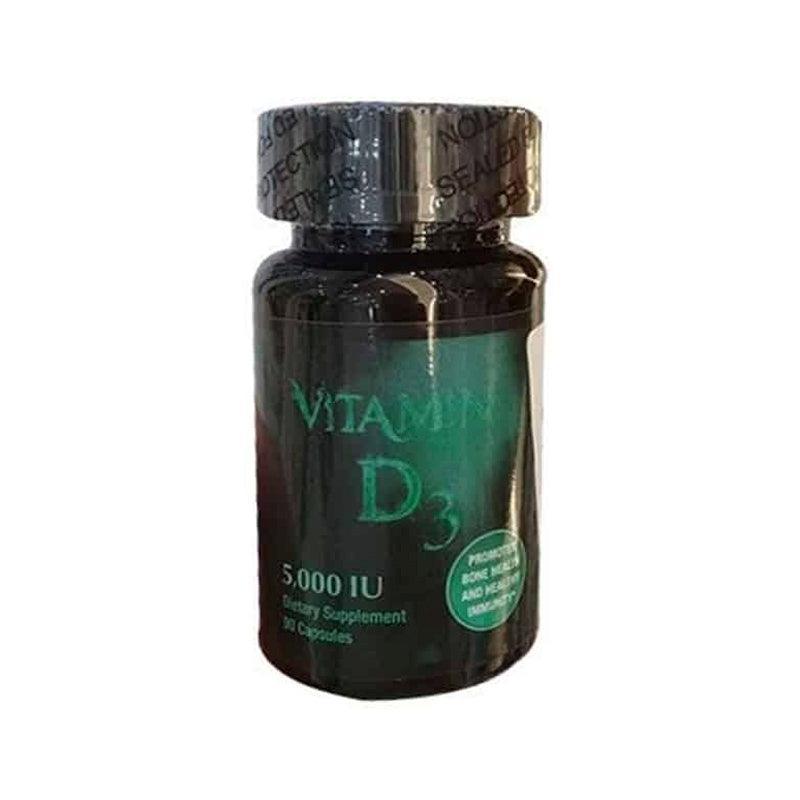 Vitamin D3 5000 IU Capsules - 90pcs - Waha Lifestyle