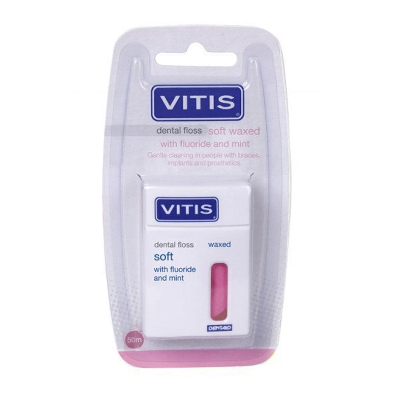 Vitis Dental Floss Soft Waxed with Fluoride &amp; Mint - Waha Lifestyle