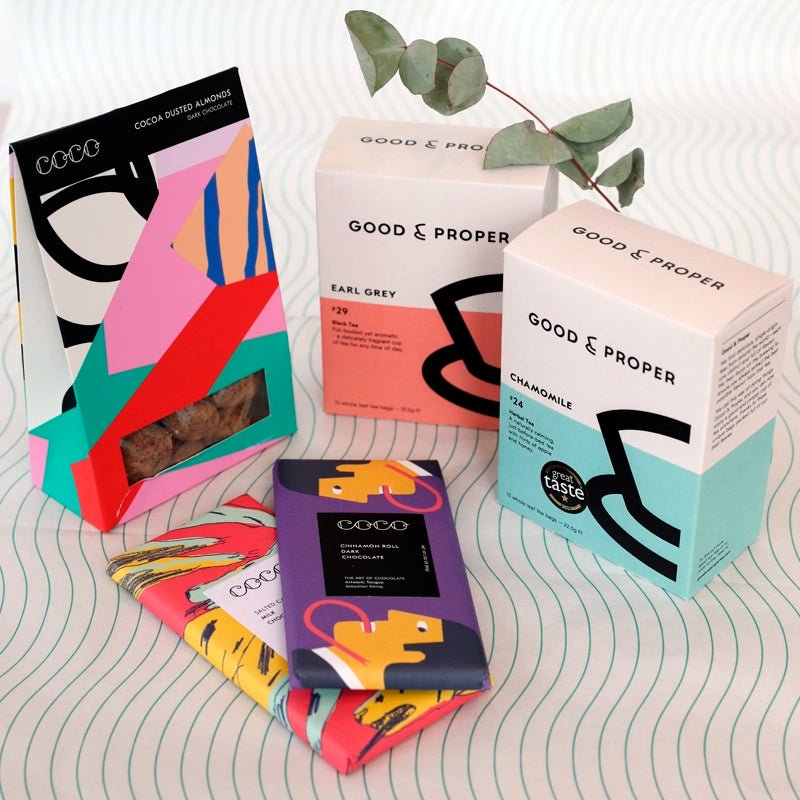 Artisanal Chocolate &amp; Tea Gift Set