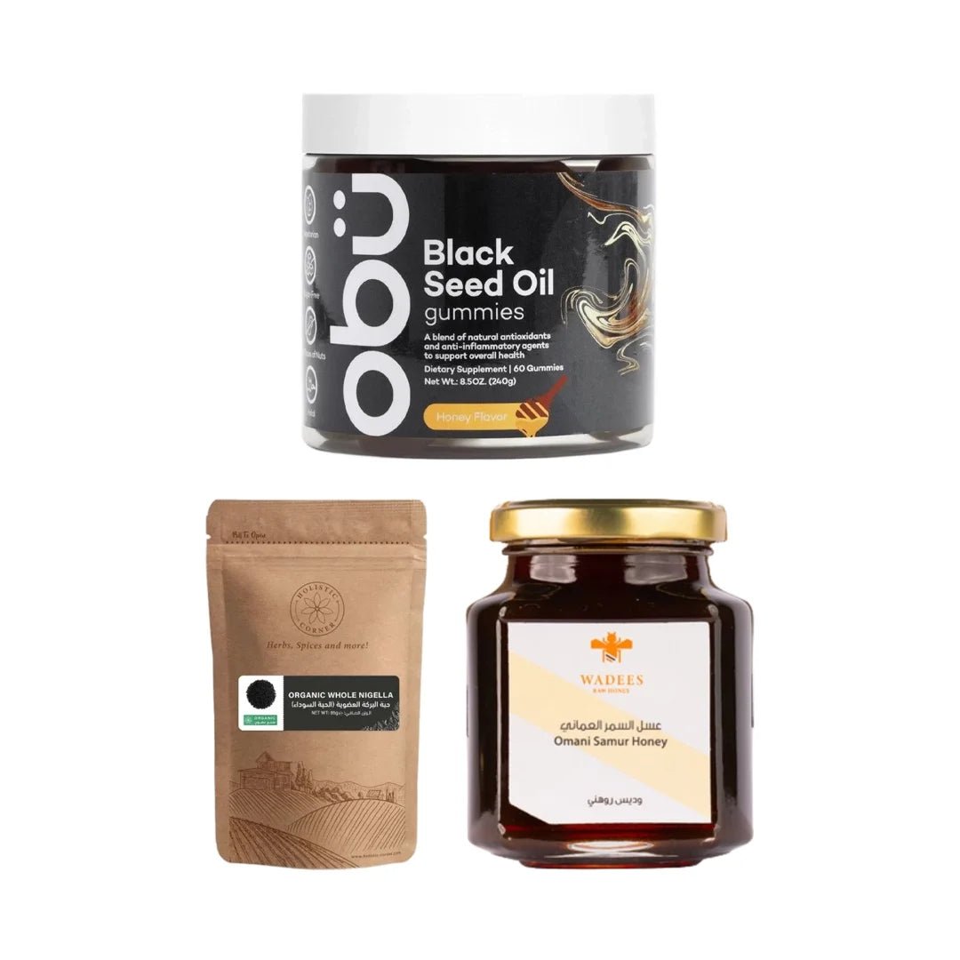 WAHA LIFESTYLE Honey &amp; Black Seed Heritage Pack in Kuwait - Waha Lifestyle