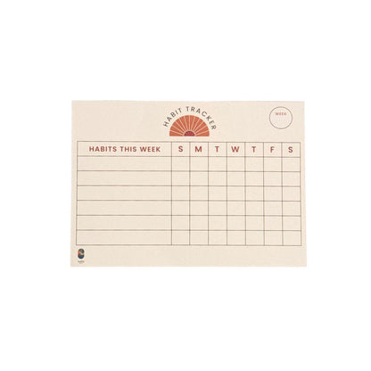 Waha Lifestyle Weekly Habit Tracker Notepad for Goals, Wellness &amp; Routines - 52 Pages in Kuwait - Waha Lifestyle