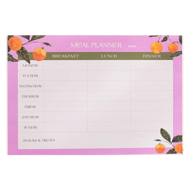 Weekly Meal Planner Pad - A4 - Waha Lifestyle