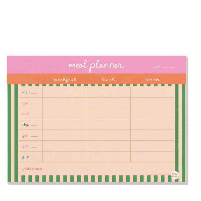 Weekly Meal Planner Pad - A4 - Waha Lifestyle