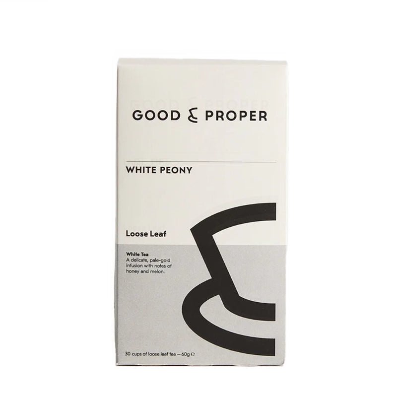 GOOD &amp; PROPER TEA White Peony Loose Leaf White Tea - 60g - Waha Lifestyle