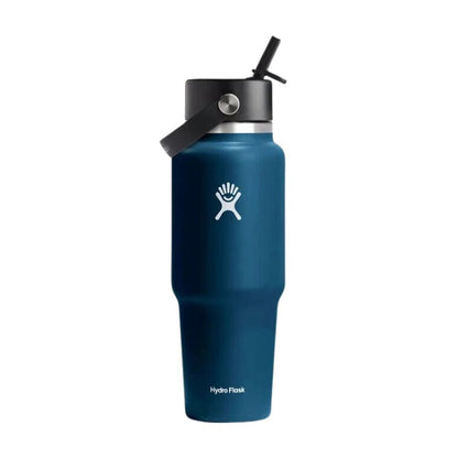 HYDRO FLASK Wide Mouth Travel Bottle with Flex Straw Cap - 950ml - Waha Lifestyle