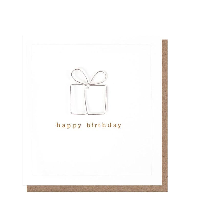 Wire Present Birthday Card - Waha Lifestyle