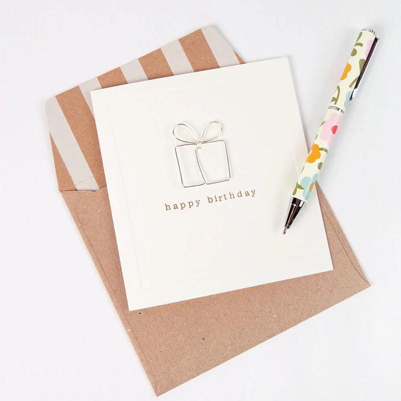 Wire Present Birthday Card - Waha Lifestyle