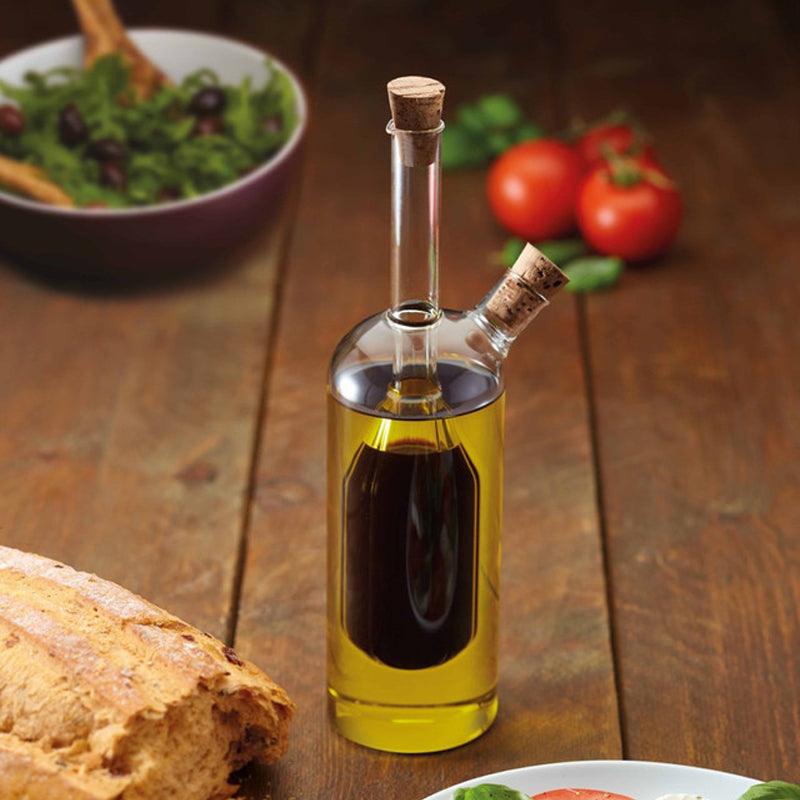 World of Flavours 2 in 1 Oil &amp; Vinegar Bottle - 350ml/100ml - Waha Lifestyle