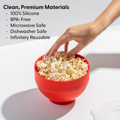 W&amp;P Microwave Silicone Popcorn Popper Maker - 4Cups in Kuwait - Waha Lifestyle