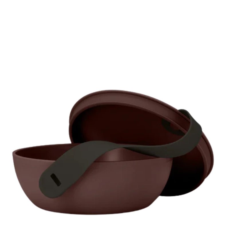 Ceramic Bowl Lunch Container with Lid &amp; Strap - 1Ltr