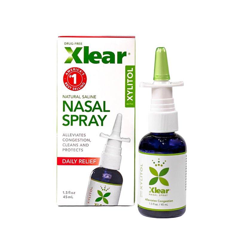 Xlear Natural Saline &amp; Xylitol Nasal Spray - 45ml - Waha Lifestyle