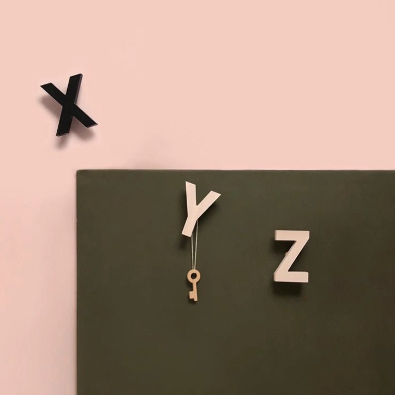 XYZ Alphabet Soup Wall Hooks - 3pcs - Waha Lifestyle