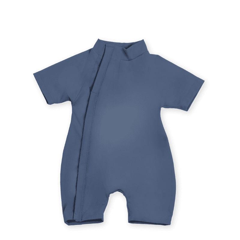 Zimmi Onesie Kids Swimsuitآ withآ Zip Closure - Unisex - Mineral - Waha Lifestyle