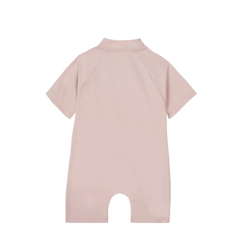 Zimmi Onesie Kids Swimsuitآ withآ Zip Closure - Unisex - Rose - Waha Lifestyle