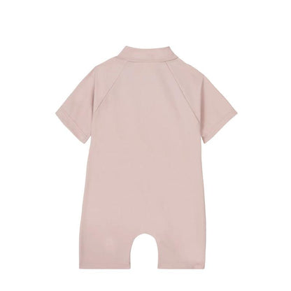 Zimmi Onesie Kids Swimsuitآ withآ Zip Closure - Unisex - Rose - Waha Lifestyle