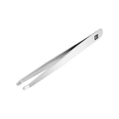 Classic Inox Stainless Steel Slanted Tweezers for Precision Eyebrow Grooming