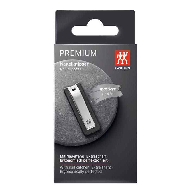 Premium Matte Stainless Steel Nail Clipper with Built-in Clipping Collector