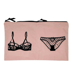 Bag-All Cotton Double Lingerie Packing Organizer Pouch - WahaLifeStyle