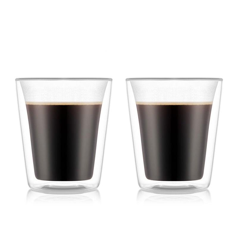 Bodum Canteen Double Wall Glass Set Of 2 - 200ml - WahaLifeStyle