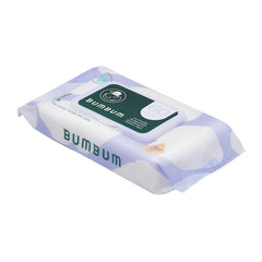 Bumbum Organic Wipes Pure Water With Aloe Vera - 60pcs - WahaLifeStyle