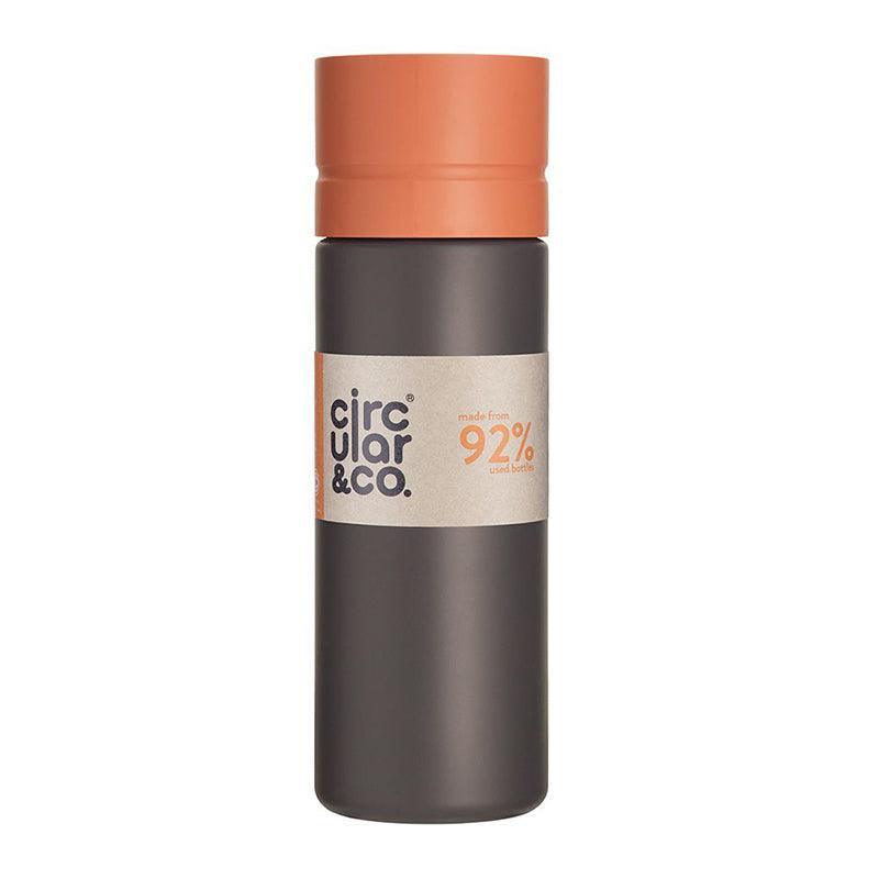 Circular &amp; Co Reusable Black Water Bottle - 600ml - WahaLifeStyle